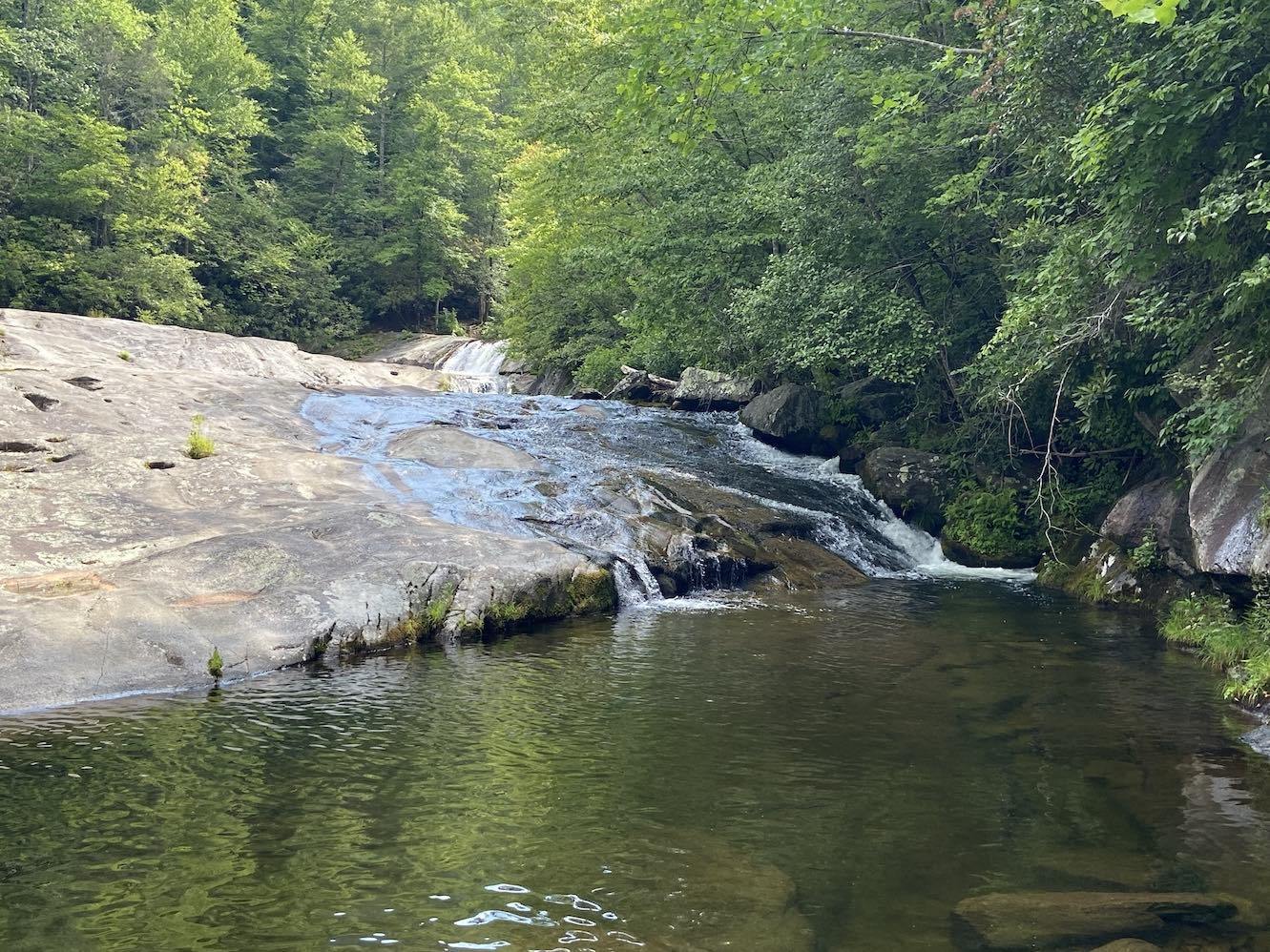 Spot 3 (cascade spilling out of the Hunt Fish Falls plunge pool)