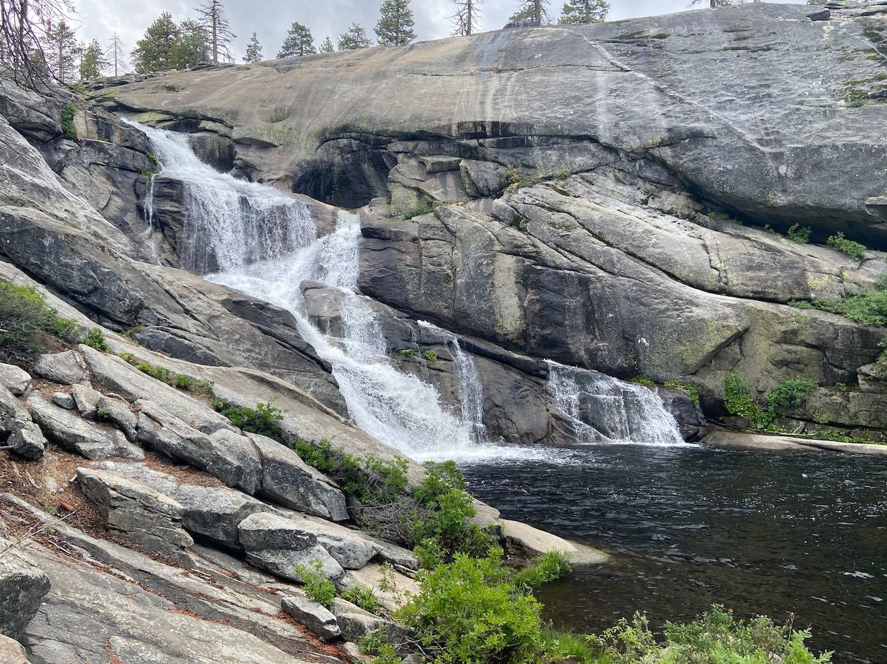 Top tier of Upper Chilnualna Falls