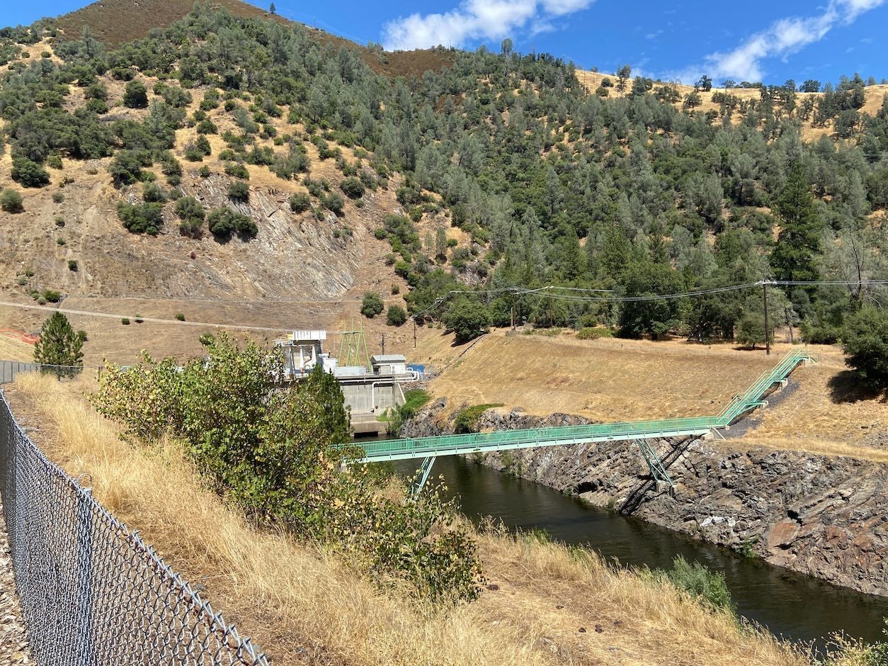 Bridge from the Camp Nine parking area